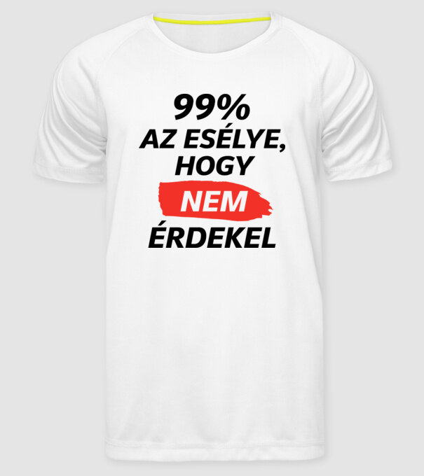  minta fehér pólón