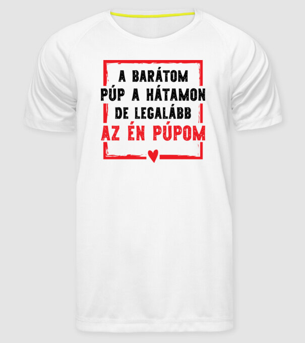  minta fehér pólón
