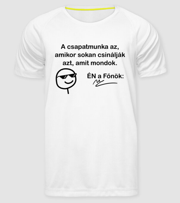  minta fehér pólón