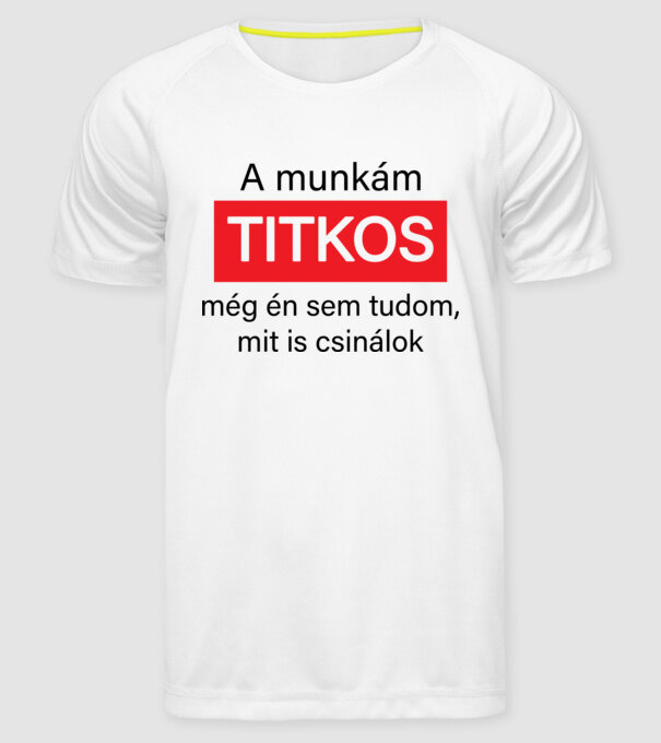  minta fehér pólón