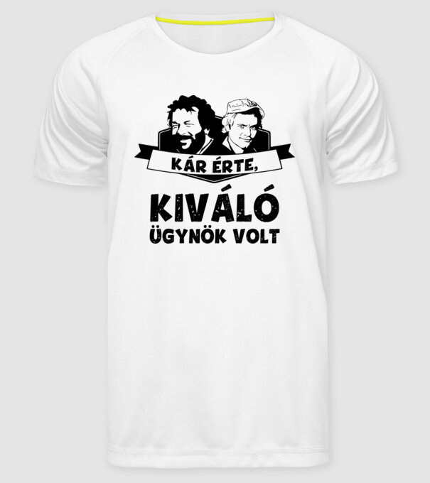  minta fehér pólón