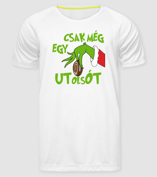  minta fehér pólón