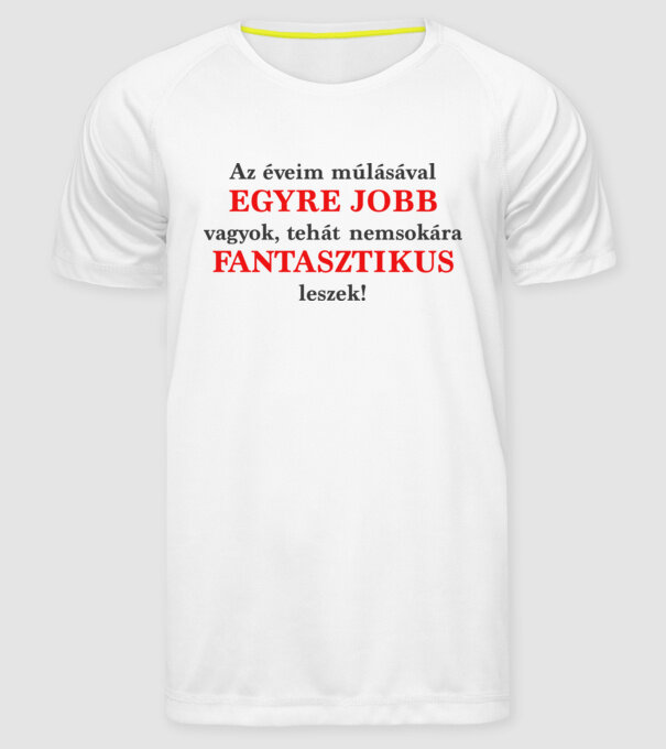  minta fehér pólón