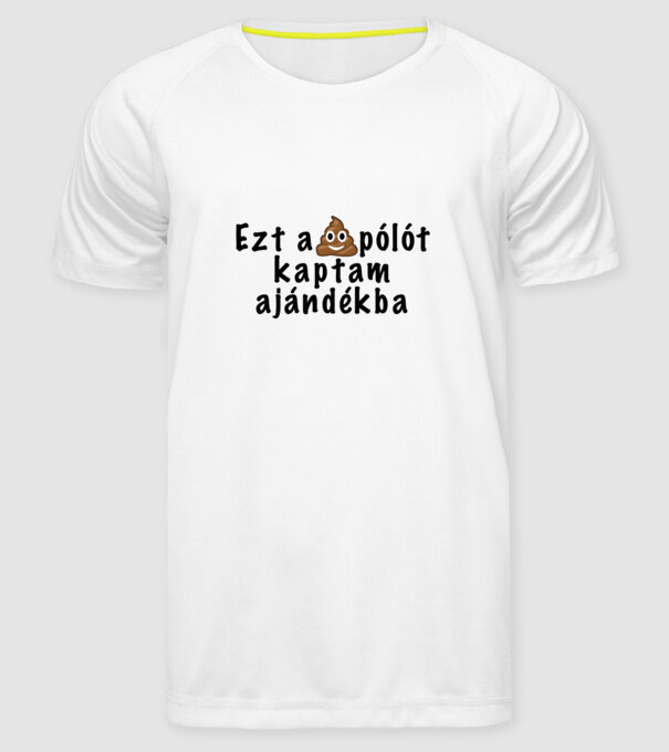  minta fehér pólón
