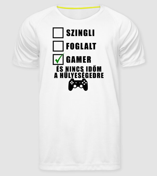  minta fehér pólón