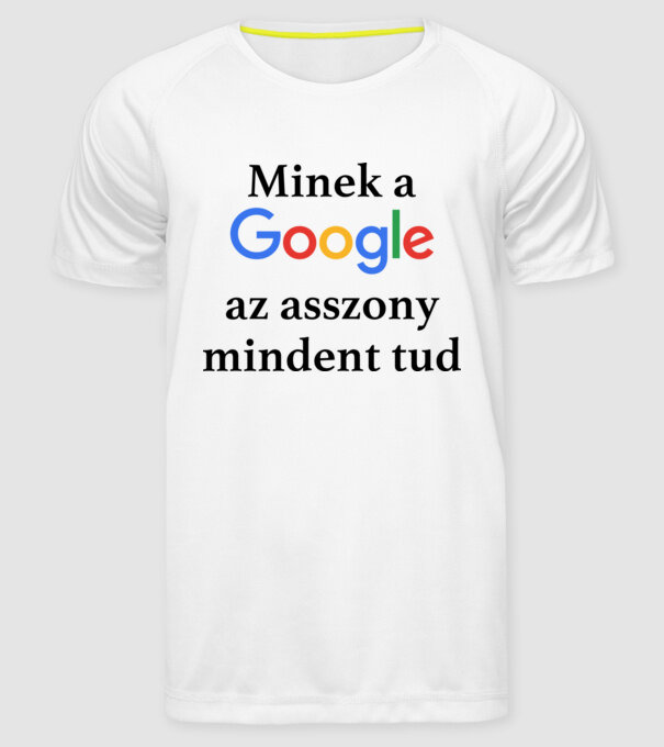  minta fehér pólón