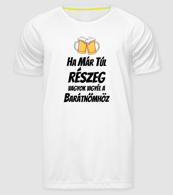  minta fehér pólón