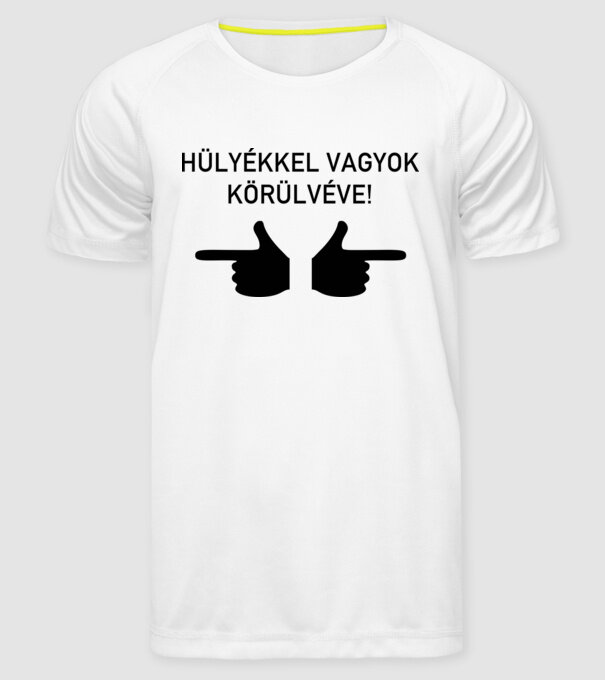  minta fehér pólón