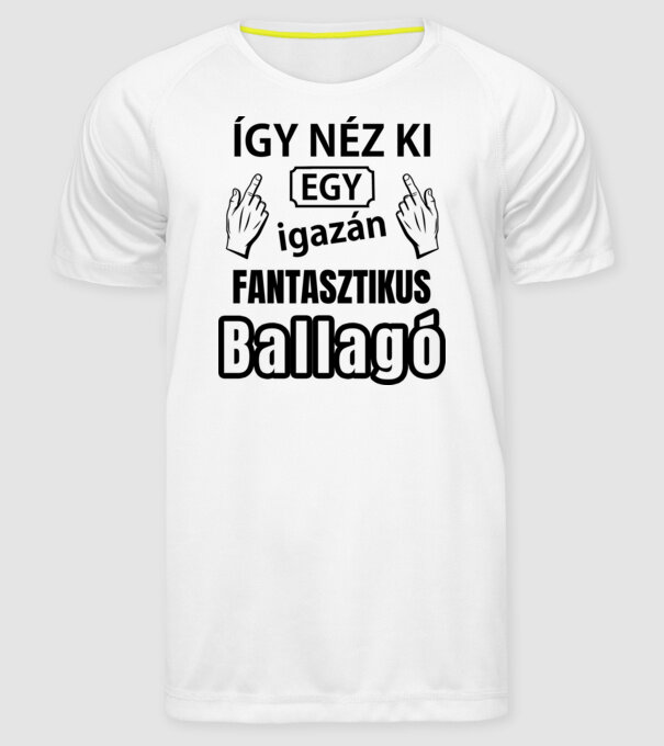  minta fehér pólón