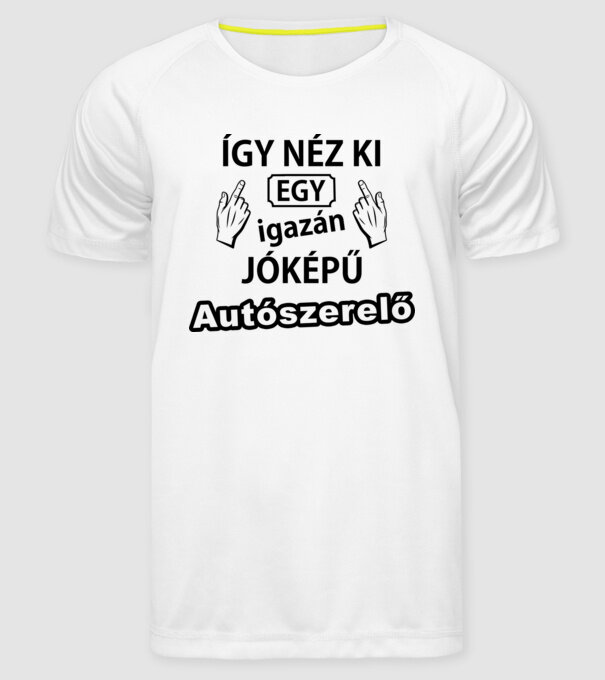  minta fehér pólón