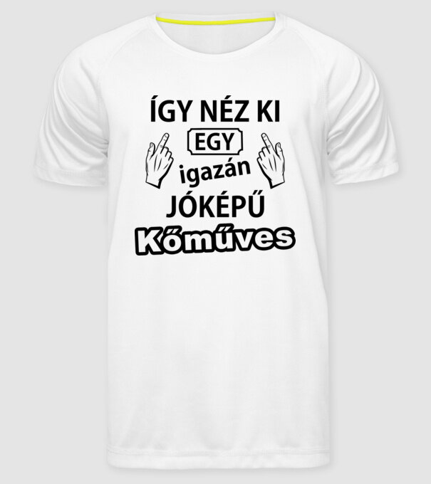  minta fehér pólón
