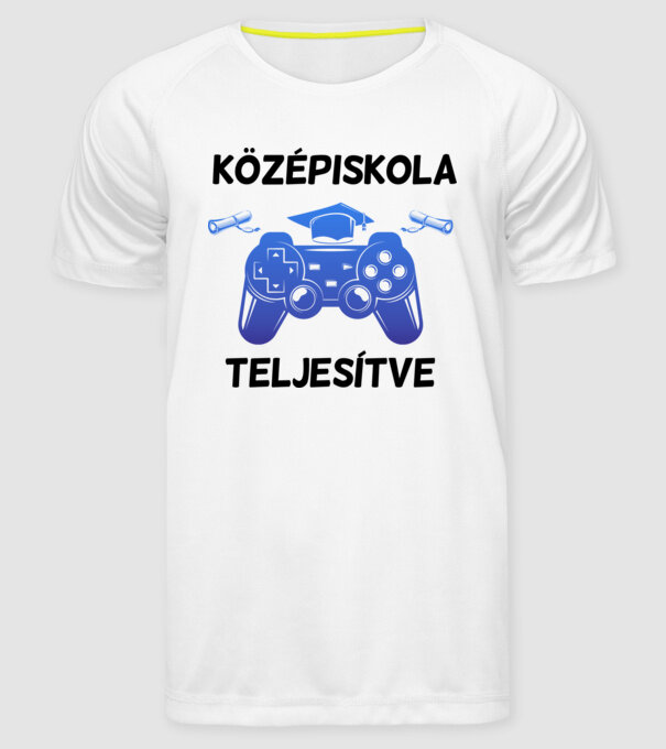  minta fehér pólón