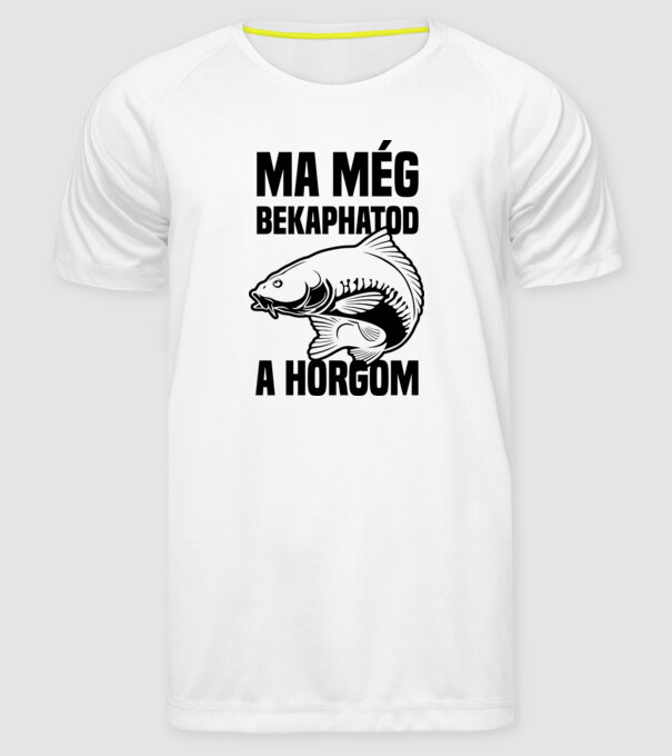  minta fehér pólón