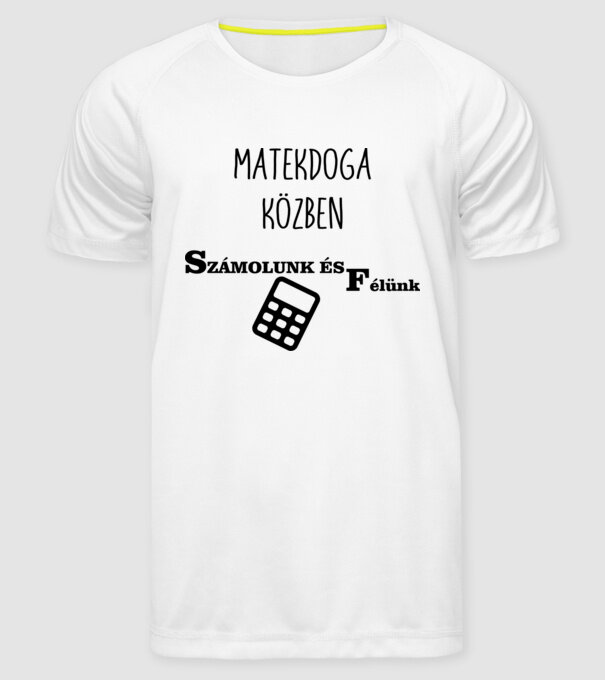  minta fehér pólón