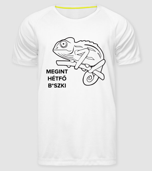  minta fehér pólón