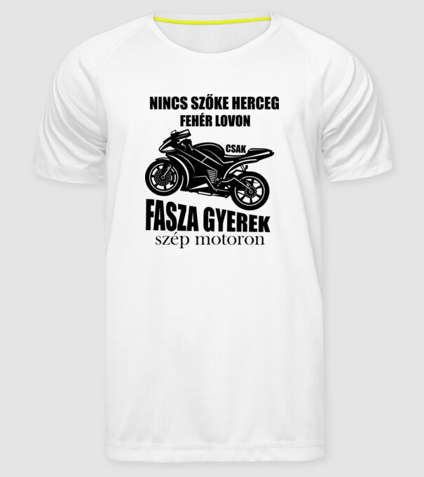  minta fehér pólón