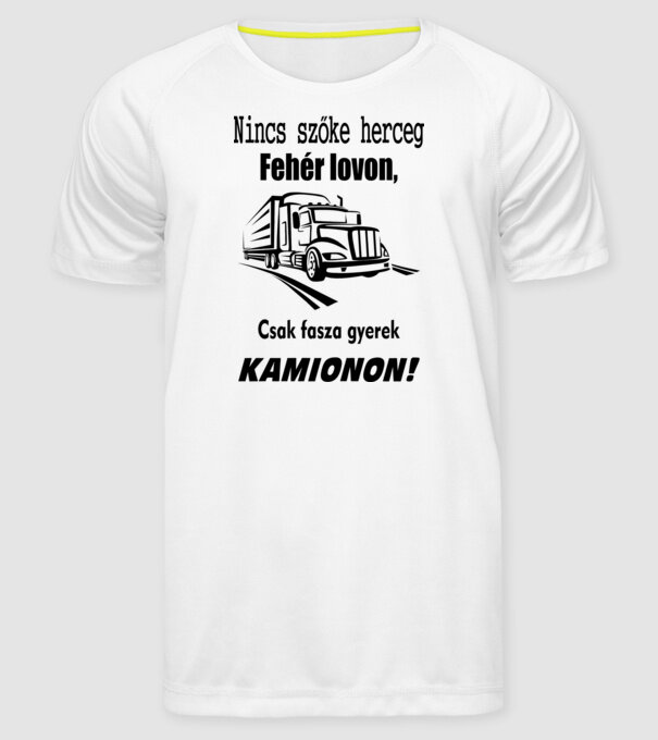  minta fehér pólón
