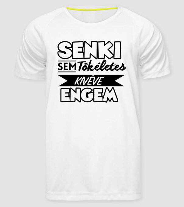  minta fehér pólón