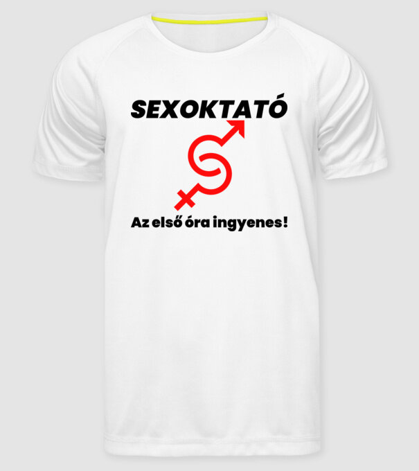  minta fehér pólón