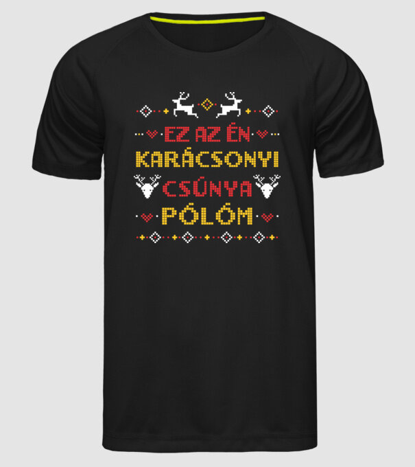  minta fekete pólón