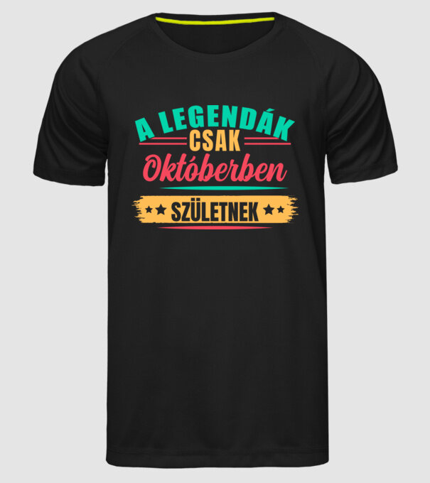  minta fekete pólón