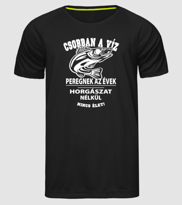  minta fekete pólón