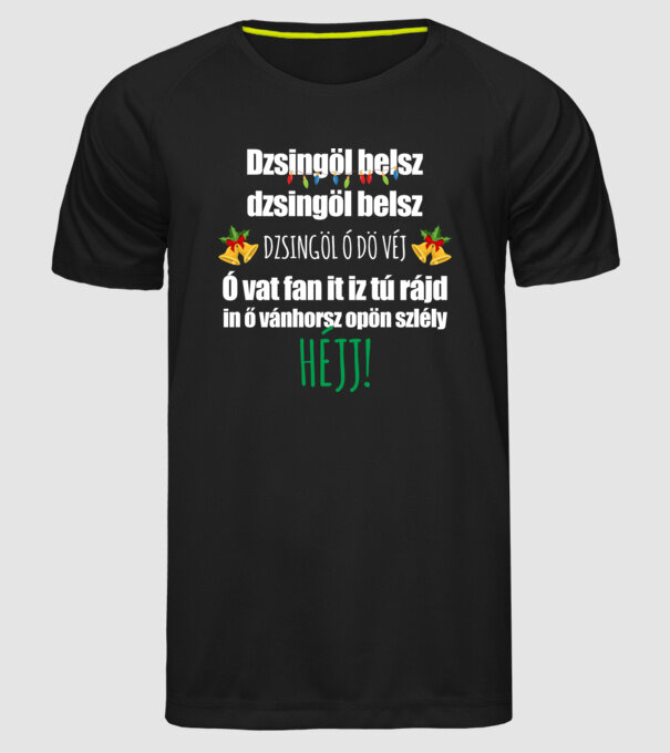  minta fekete pólón