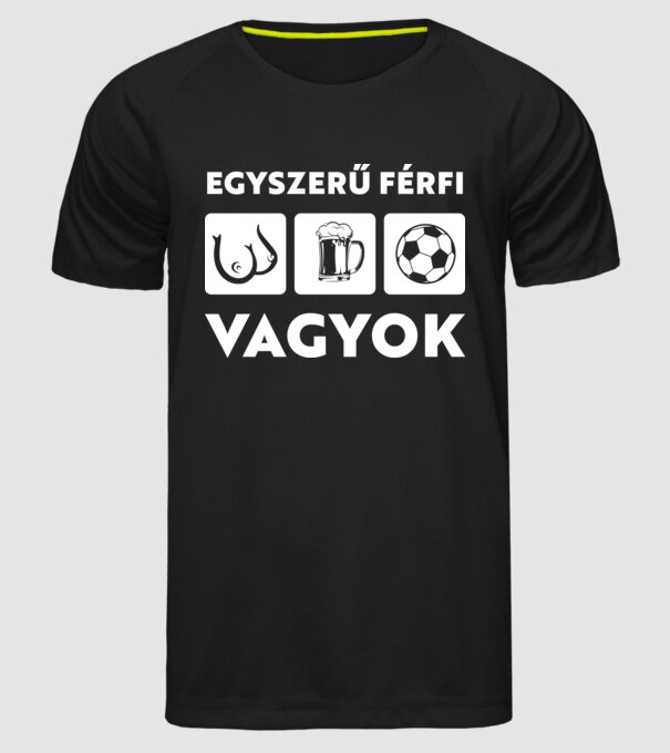  minta fekete pólón