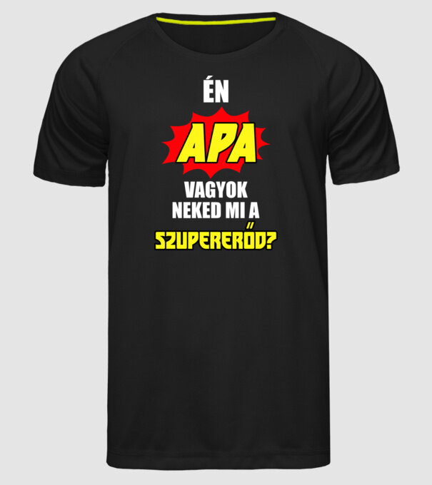  minta fekete pólón