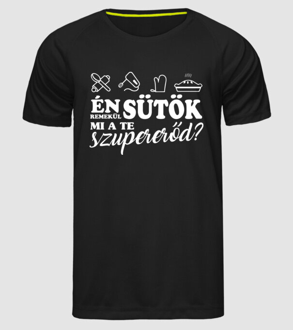  minta fekete pólón