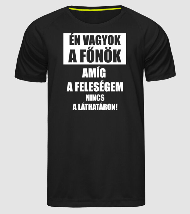  minta fekete pólón