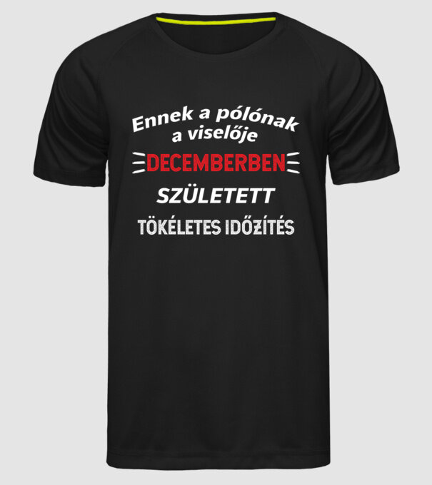 minta fekete pólón