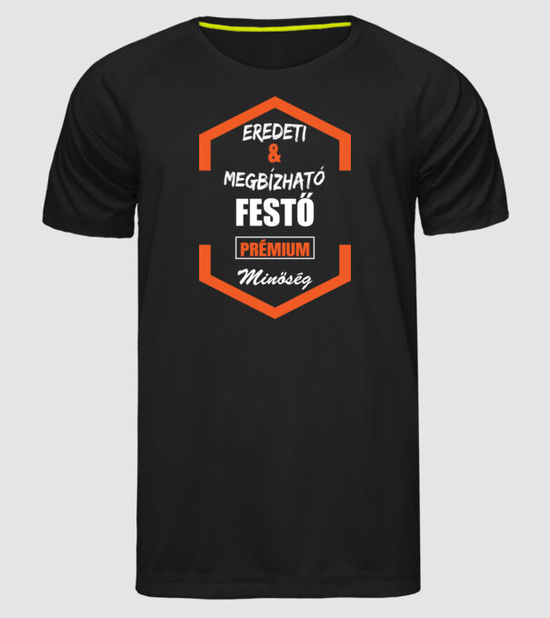  minta fekete pólón