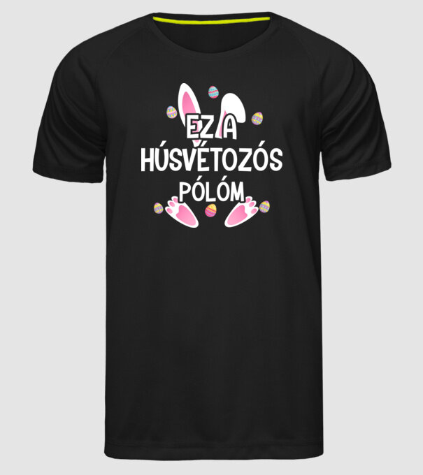  minta fekete pólón