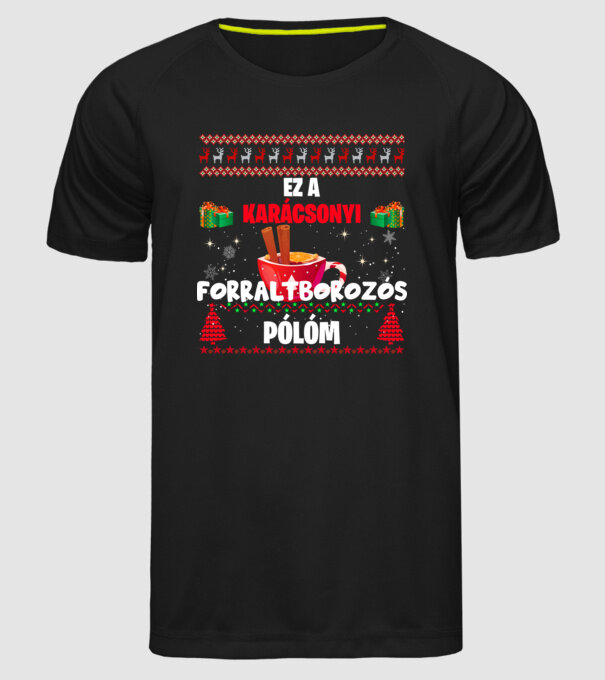  minta fekete pólón