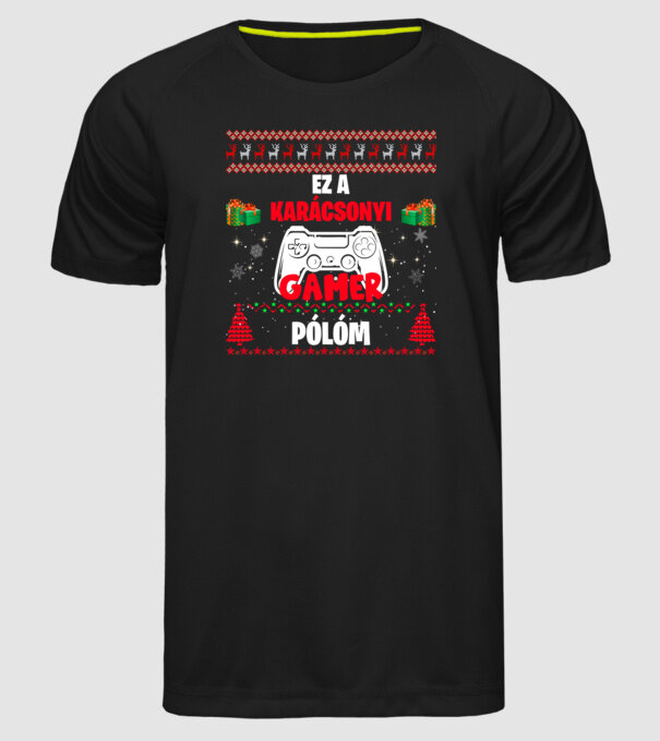  minta fekete pólón