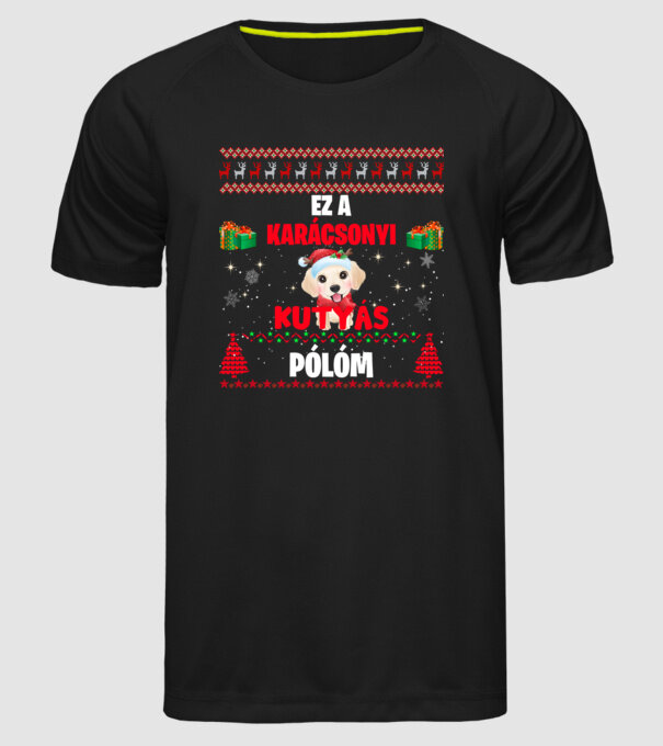  minta fekete pólón
