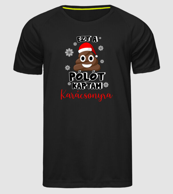  minta fekete pólón