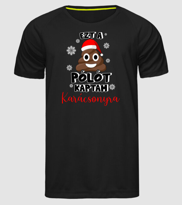  minta fekete pólón