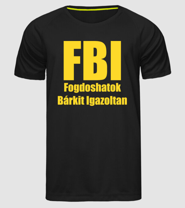  minta fekete pólón