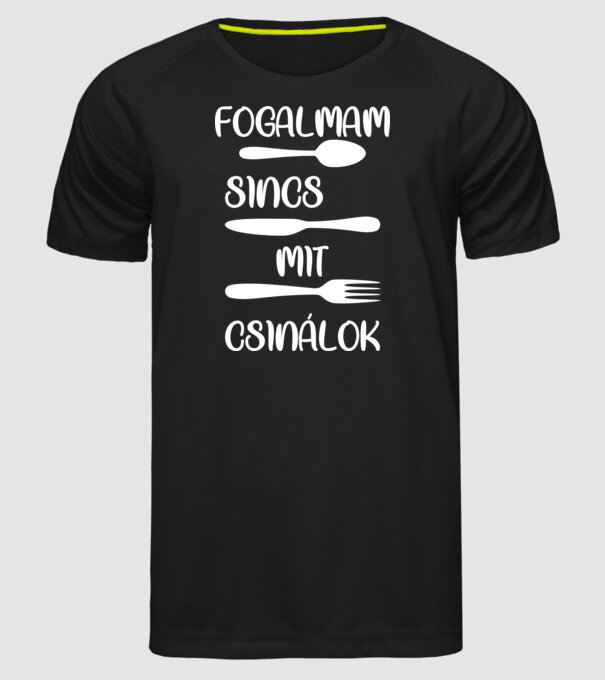  minta fekete pólón