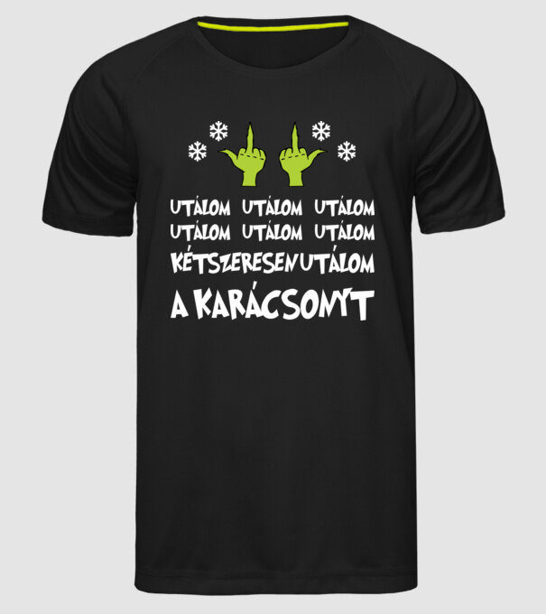  minta fekete pólón