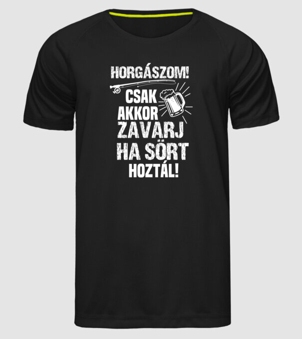  minta fekete pólón