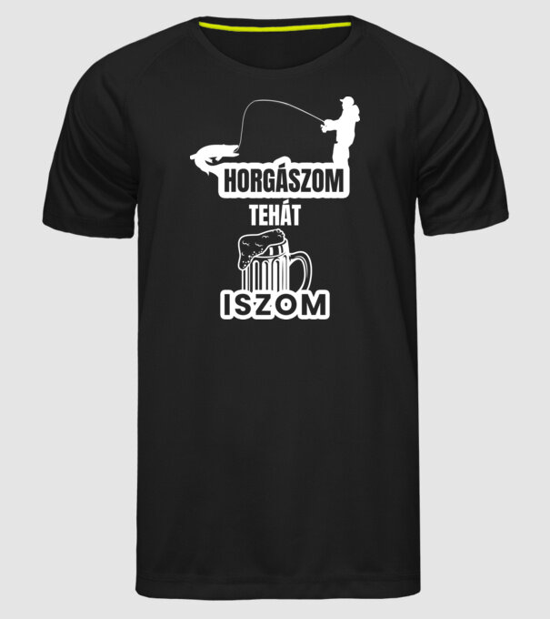  minta fekete pólón