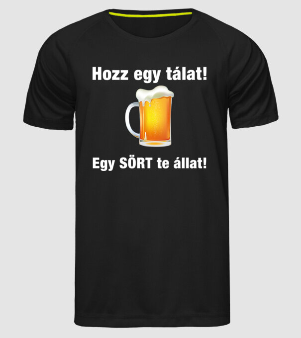  minta fekete pólón