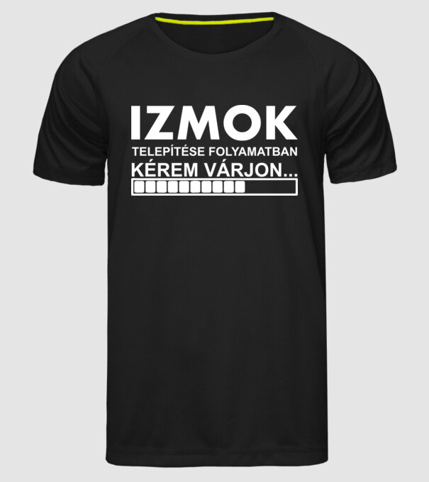  minta fekete pólón