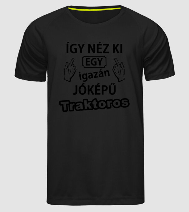  minta fekete pólón