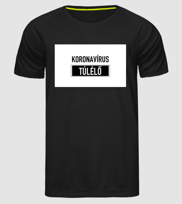  minta fekete pólón