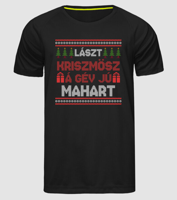  minta fekete pólón