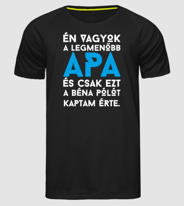  minta fekete pólón